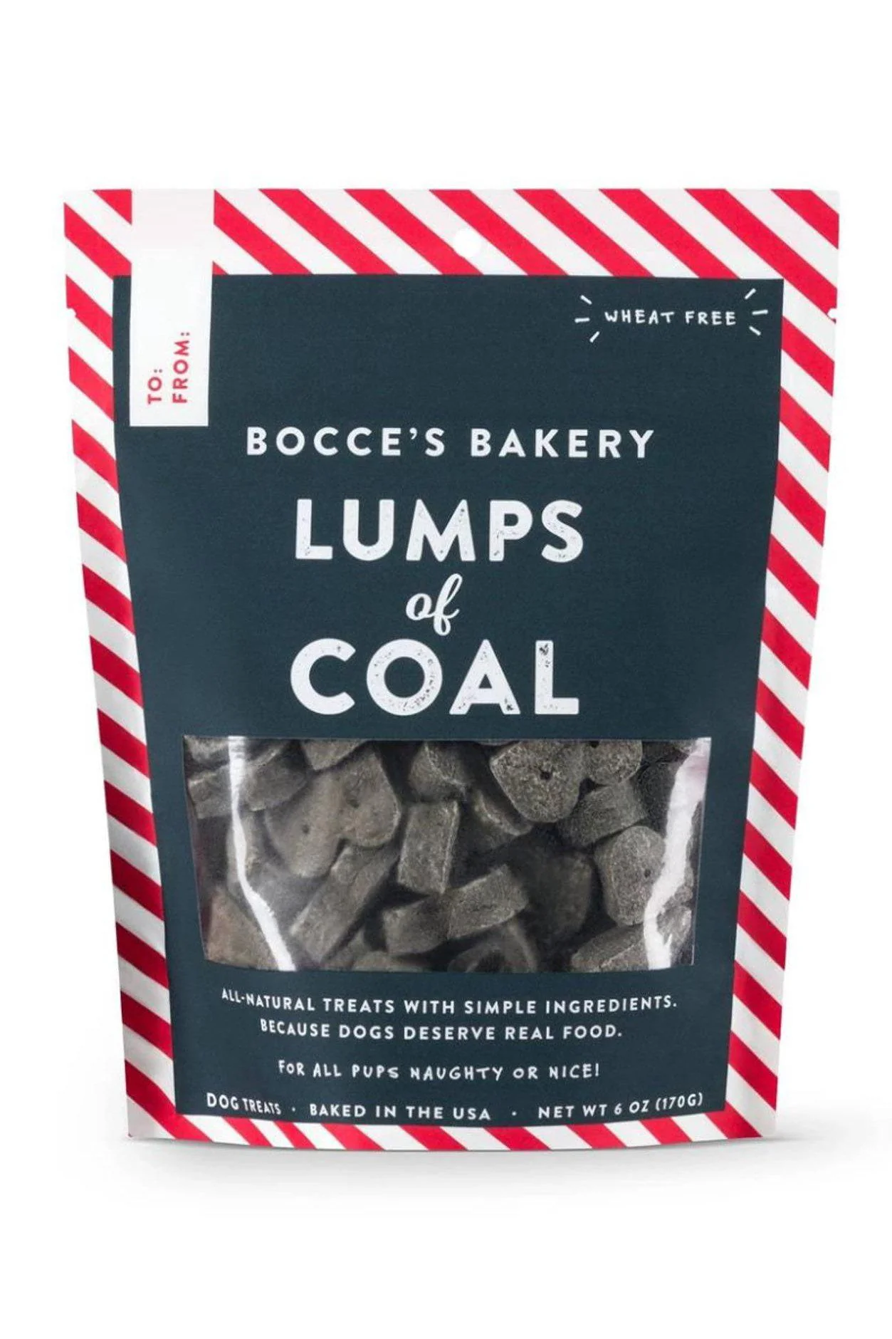 Bocce's Bakery Lumps of Coal Soft and Chewy Dog Treats