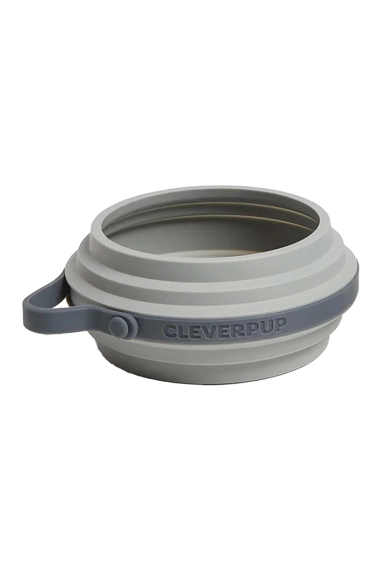 Cleverpup Nomad Grey Collapsible Bowl