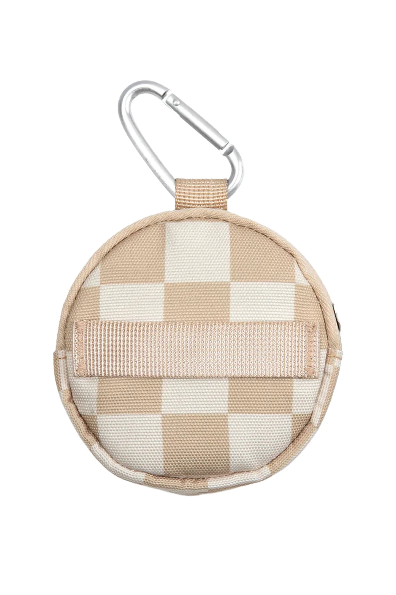 Cleverpup Snackpack Insulated Tan Checkerboard Treat Pouch - Image 2
