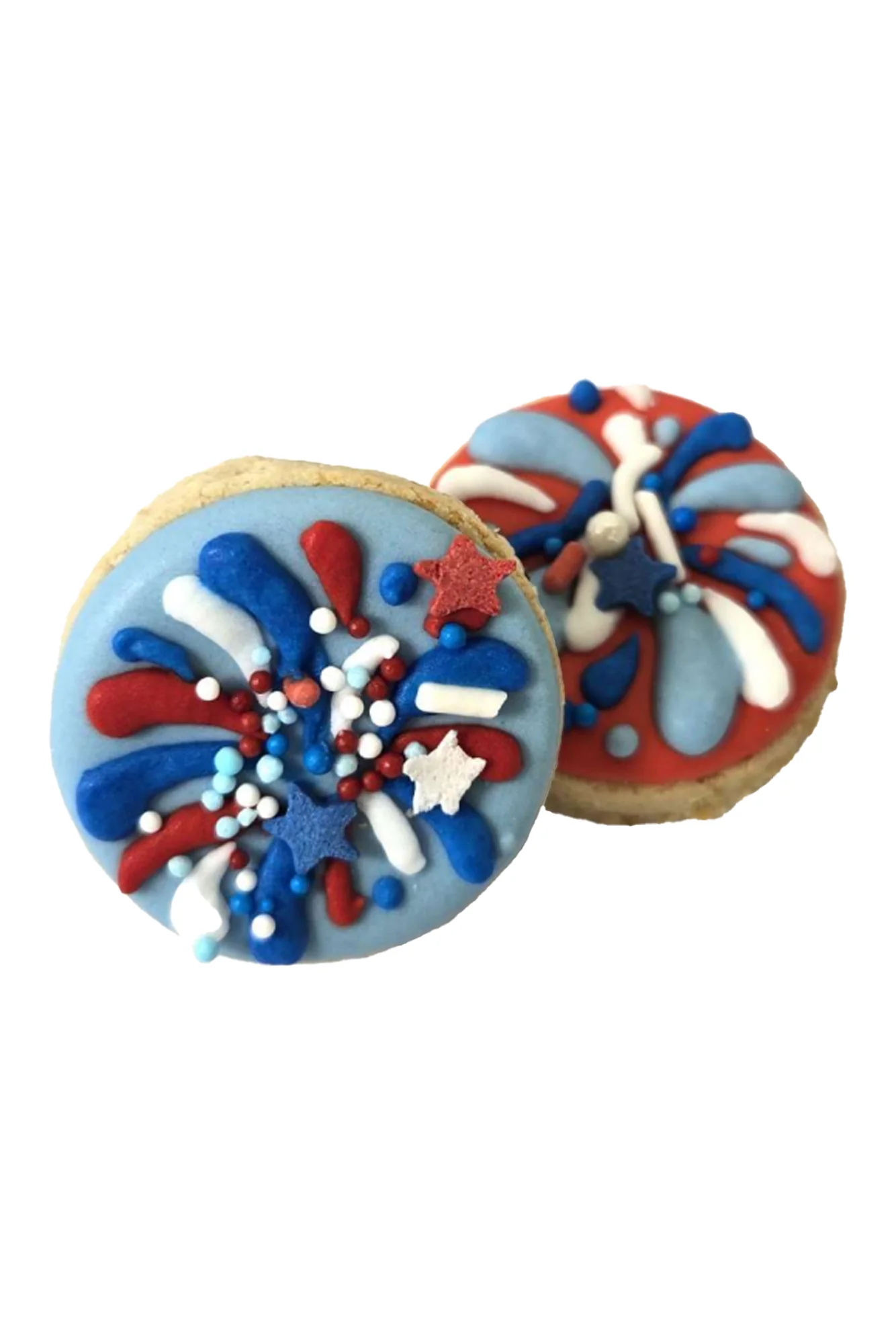 Doggie Express 4th of July Fireworks Bakery Cookie