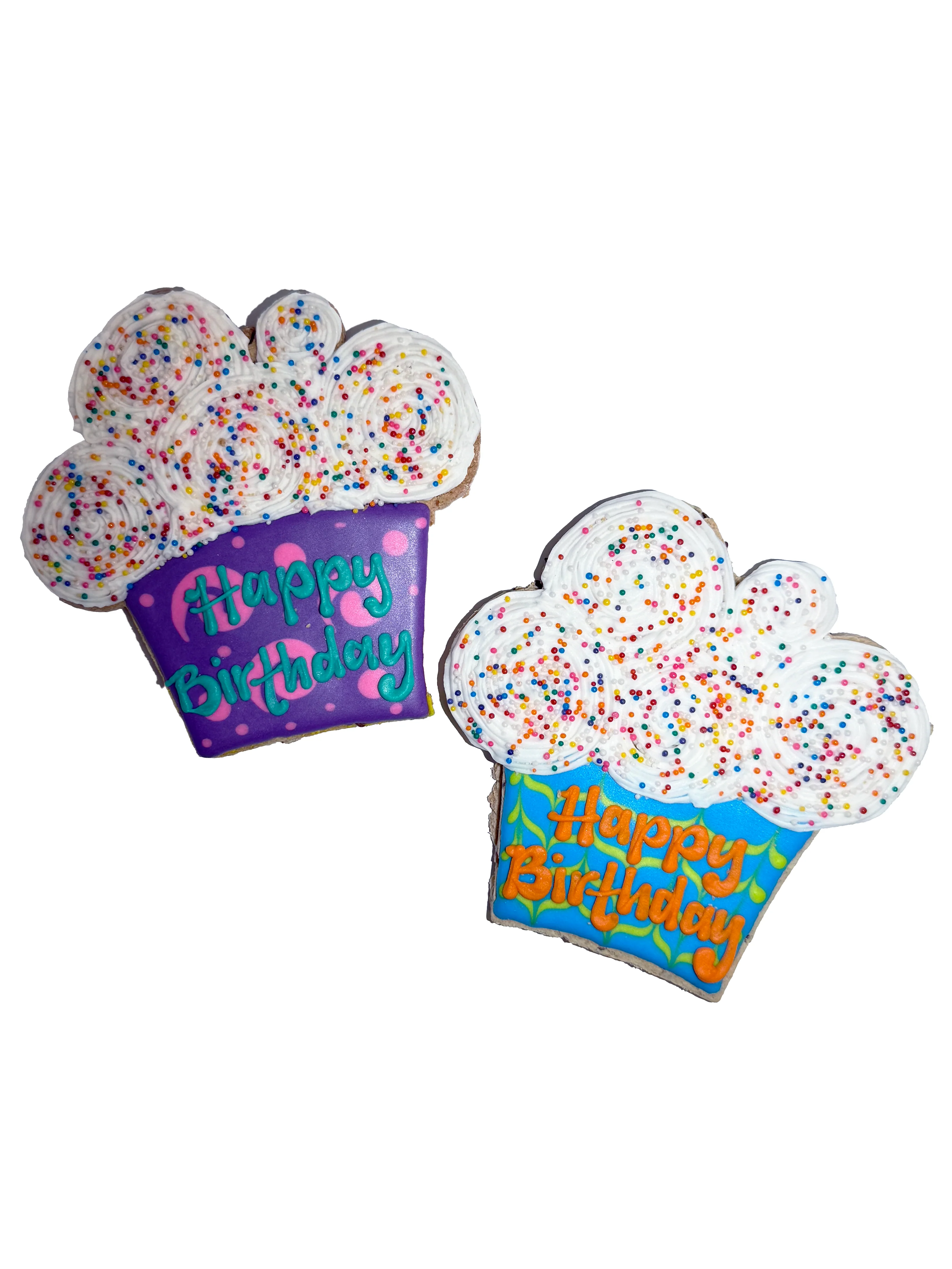 Doggie Express Birthday Cupcake Bakery Cookie - Image 2