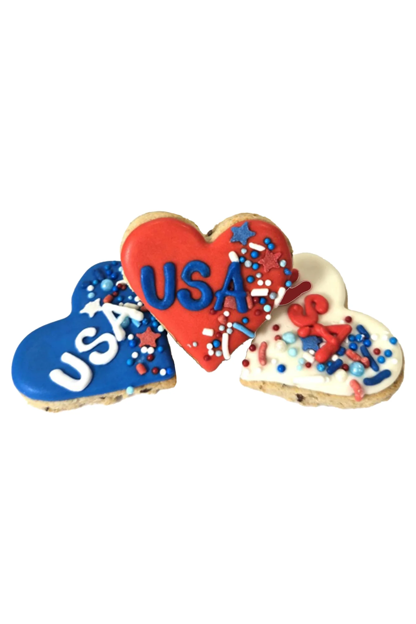 Doggie Express USA Heart Bakery Cookie
