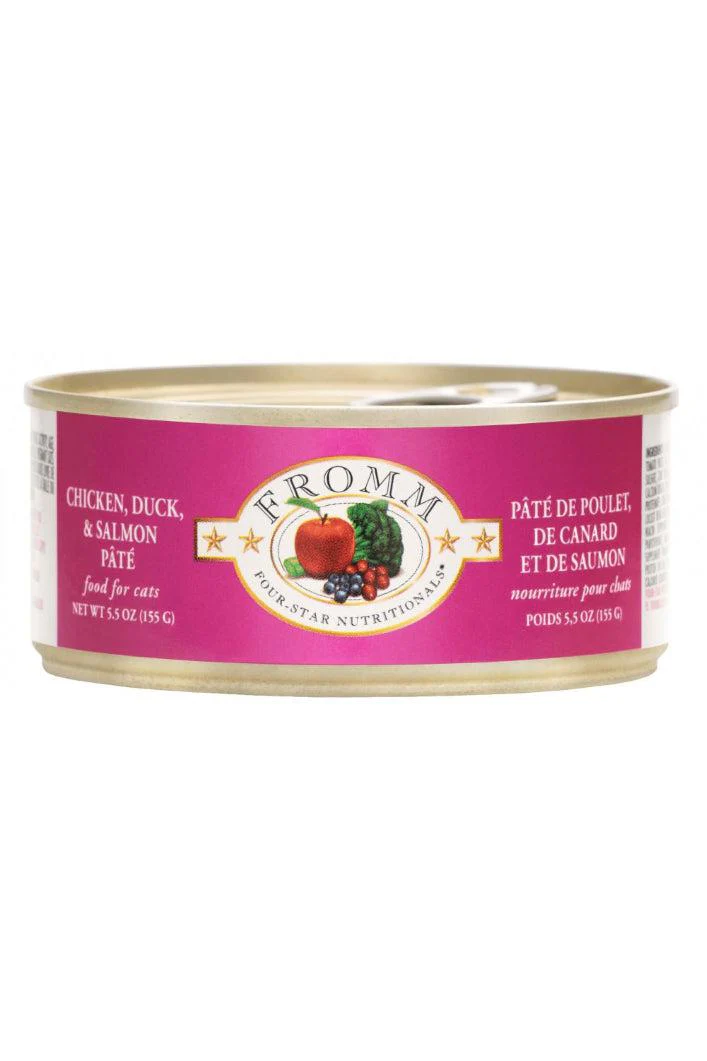 Fromm Four-Star Chicken, Duck, and Salmon Pate Wet Cat Food