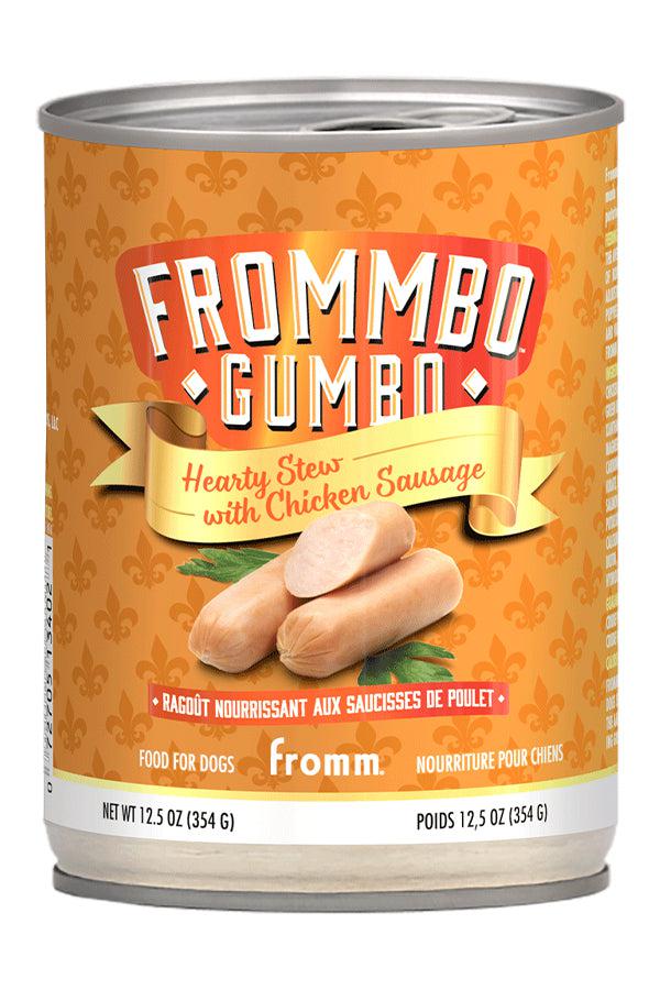 Fromm Frommbo Gumbo Hearty Chicken Sausage Stew Wet Dog Food