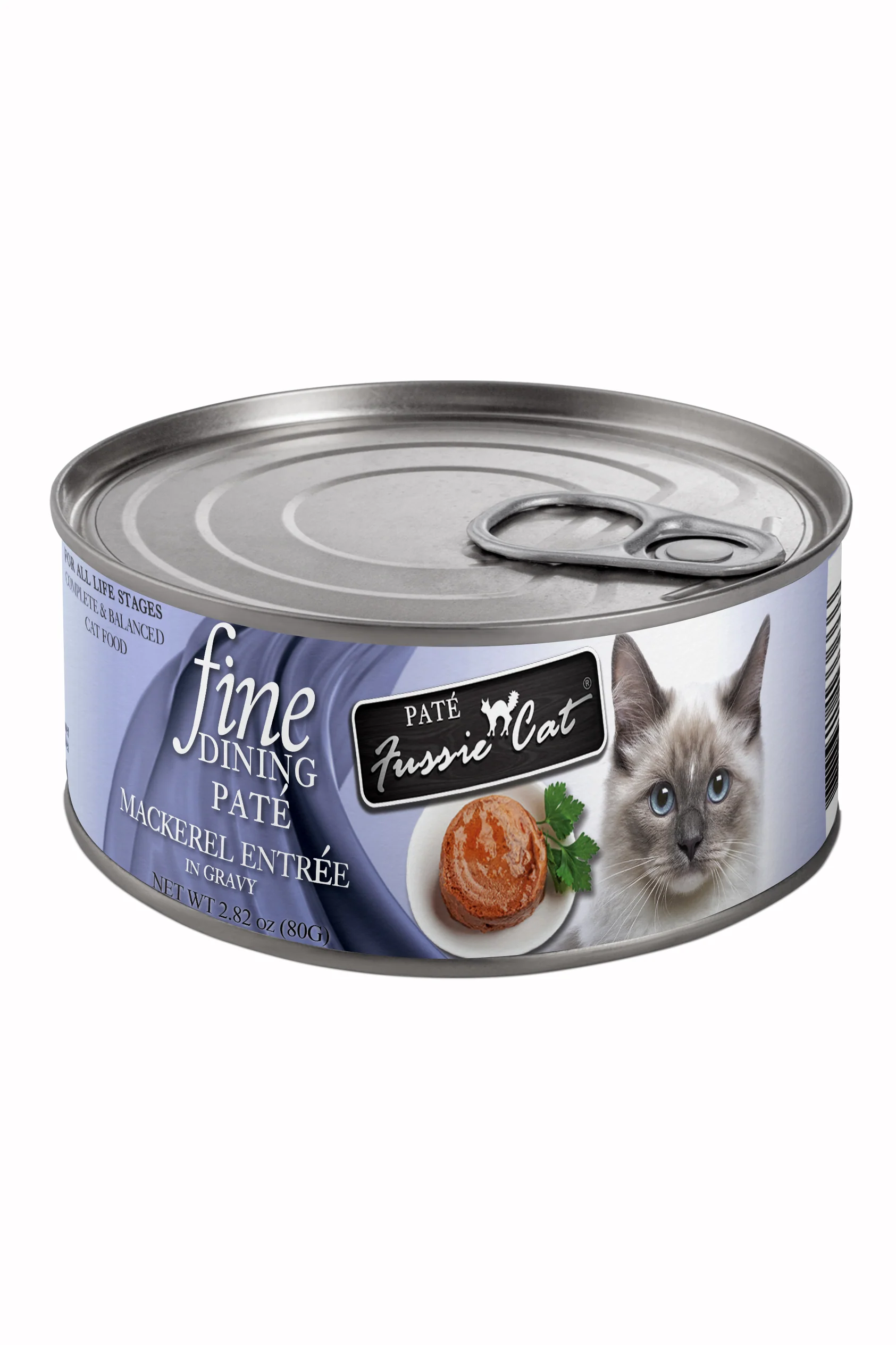 Fussie Cat Fine Dining Mackerel Pate Wet Cat Food