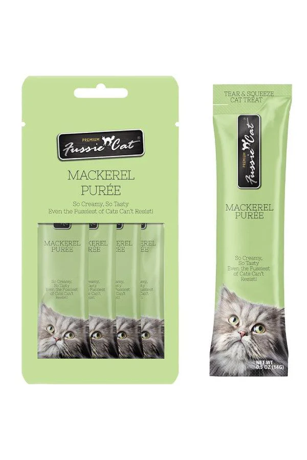Fussie Cat Mackerel Puree Cat Treats
