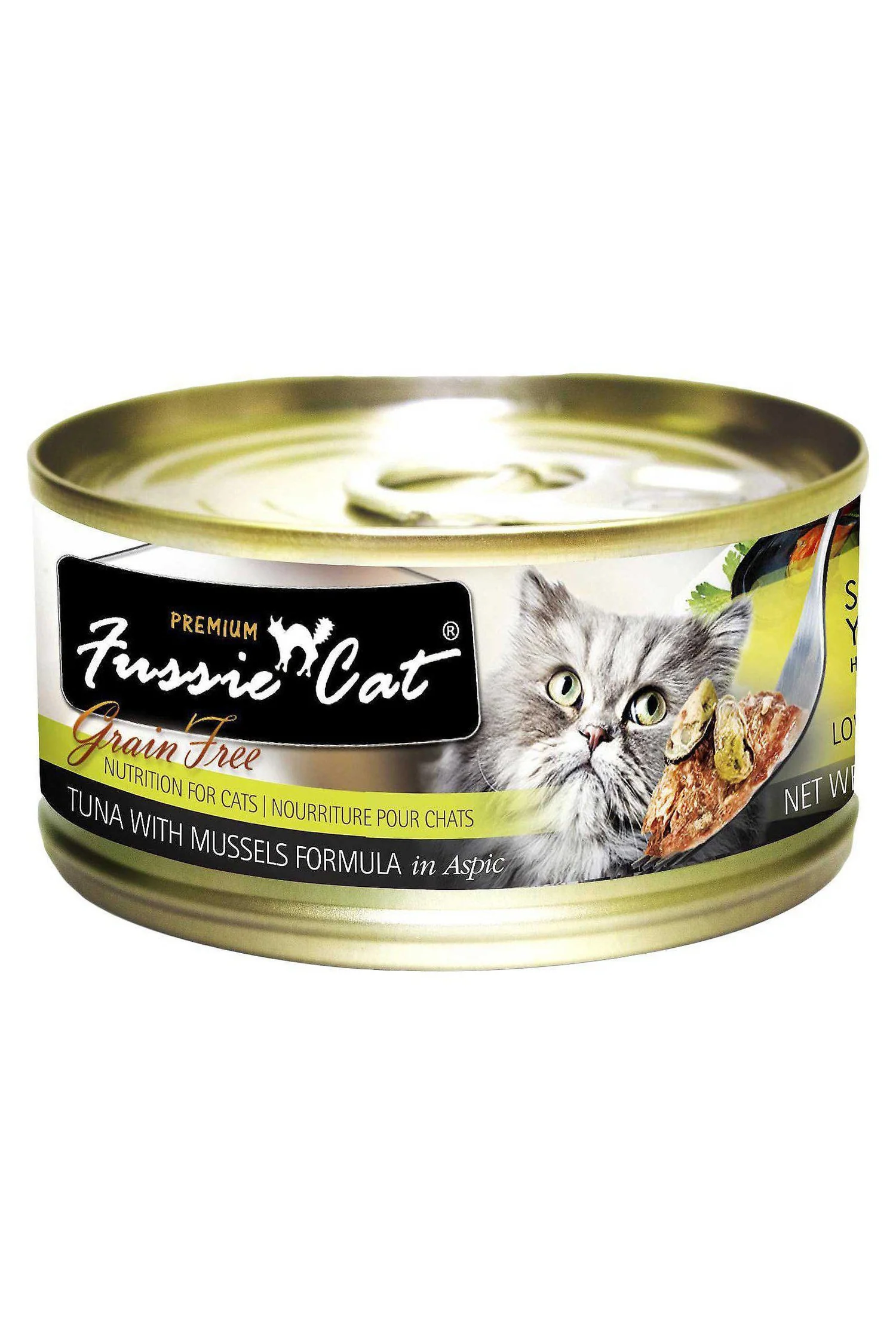 Fussie Cat Premium Tuna with Mussels in Aspic Wet Cat Food