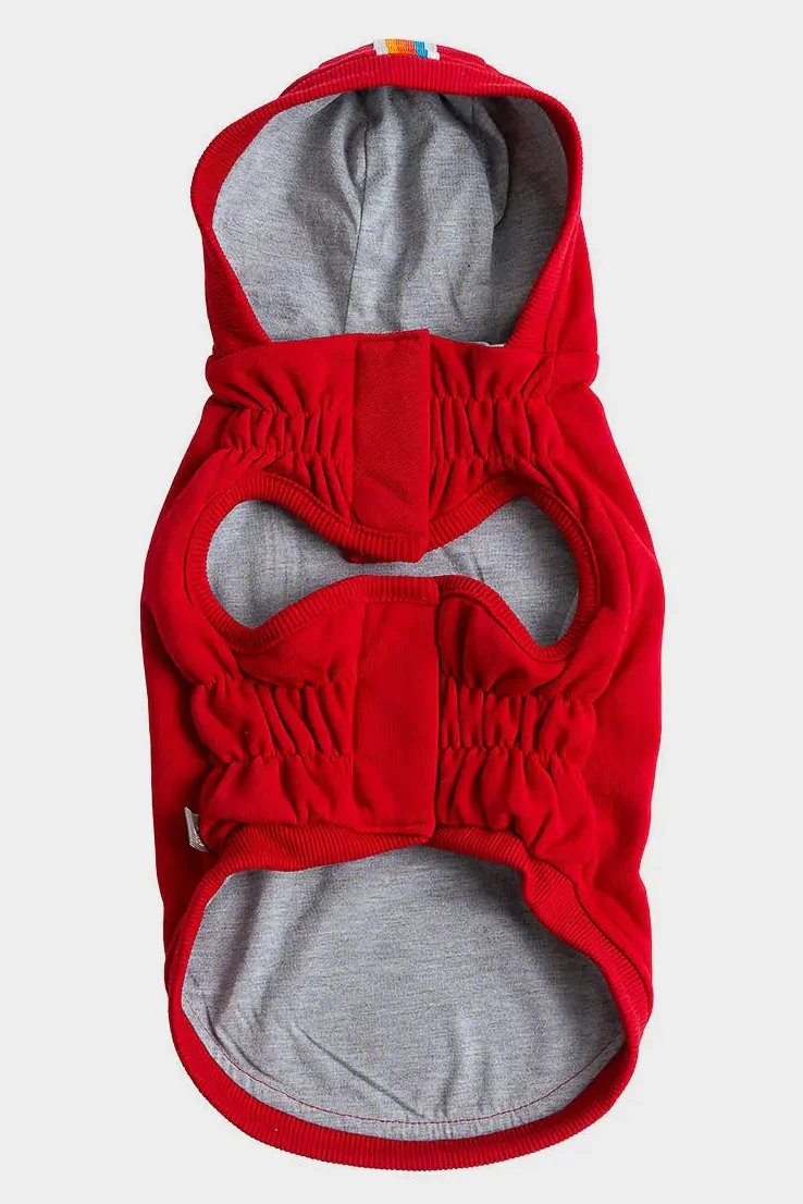 GF Pet Elasto-Fit Urban Red Dog Hoodie - Image 2