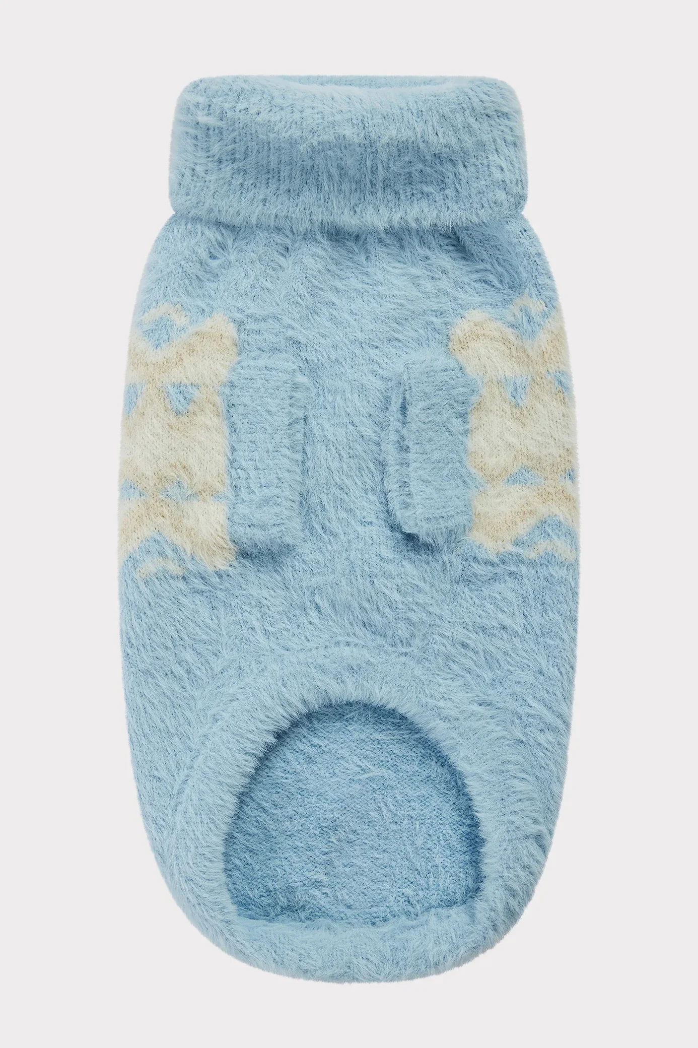GF Pet Fuzzy Light Blue Dog Sweater - Image 2