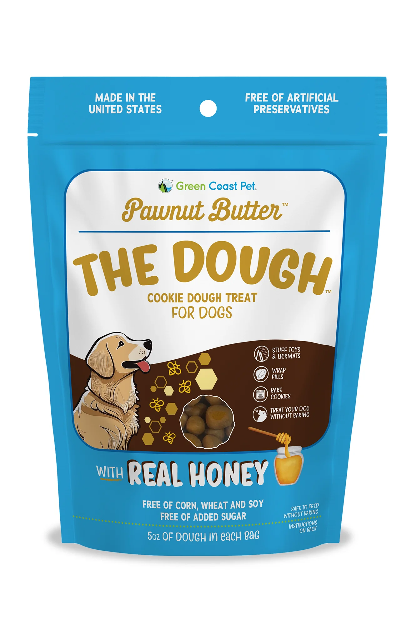 Green Coast The Dough with Honey Dog Treats