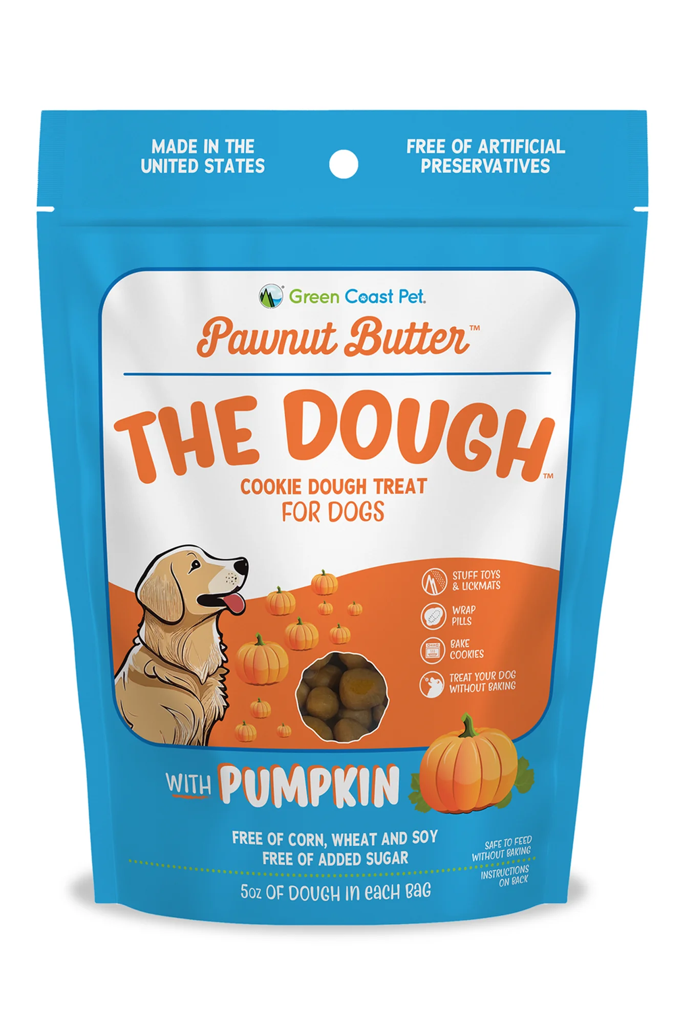 Green Coast The Dough with Pumpkin Dog Treats
