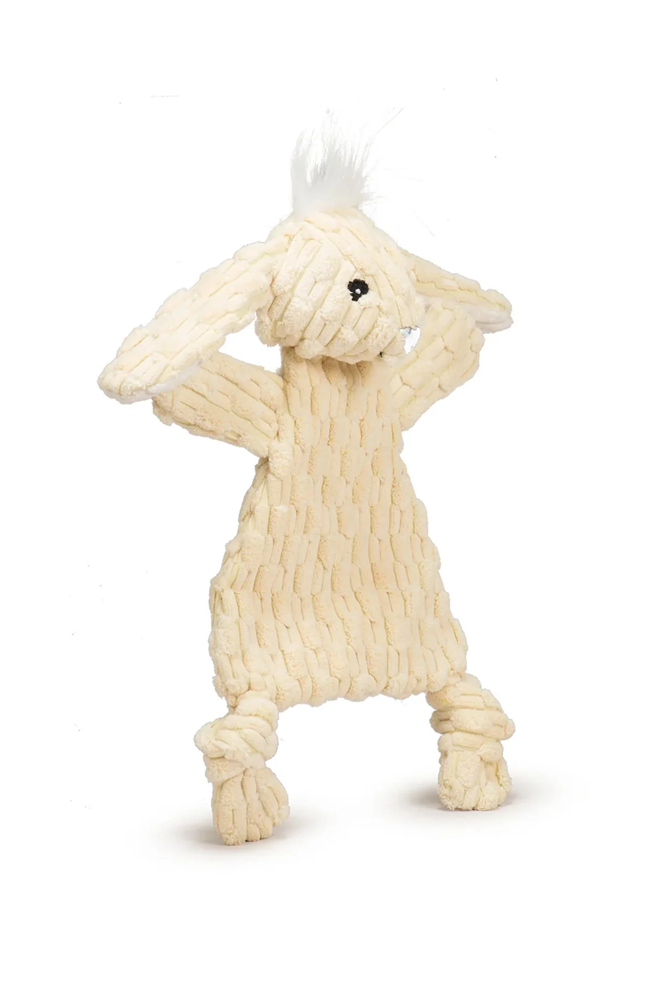 HuggleFlatties Bobbi Bunny Plush Dog Toy - Image 2