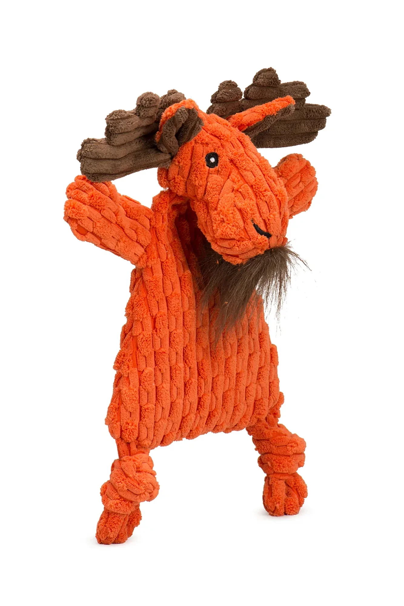 HuggleFlatties Morris Moose Plush Dog Toy - Image 2