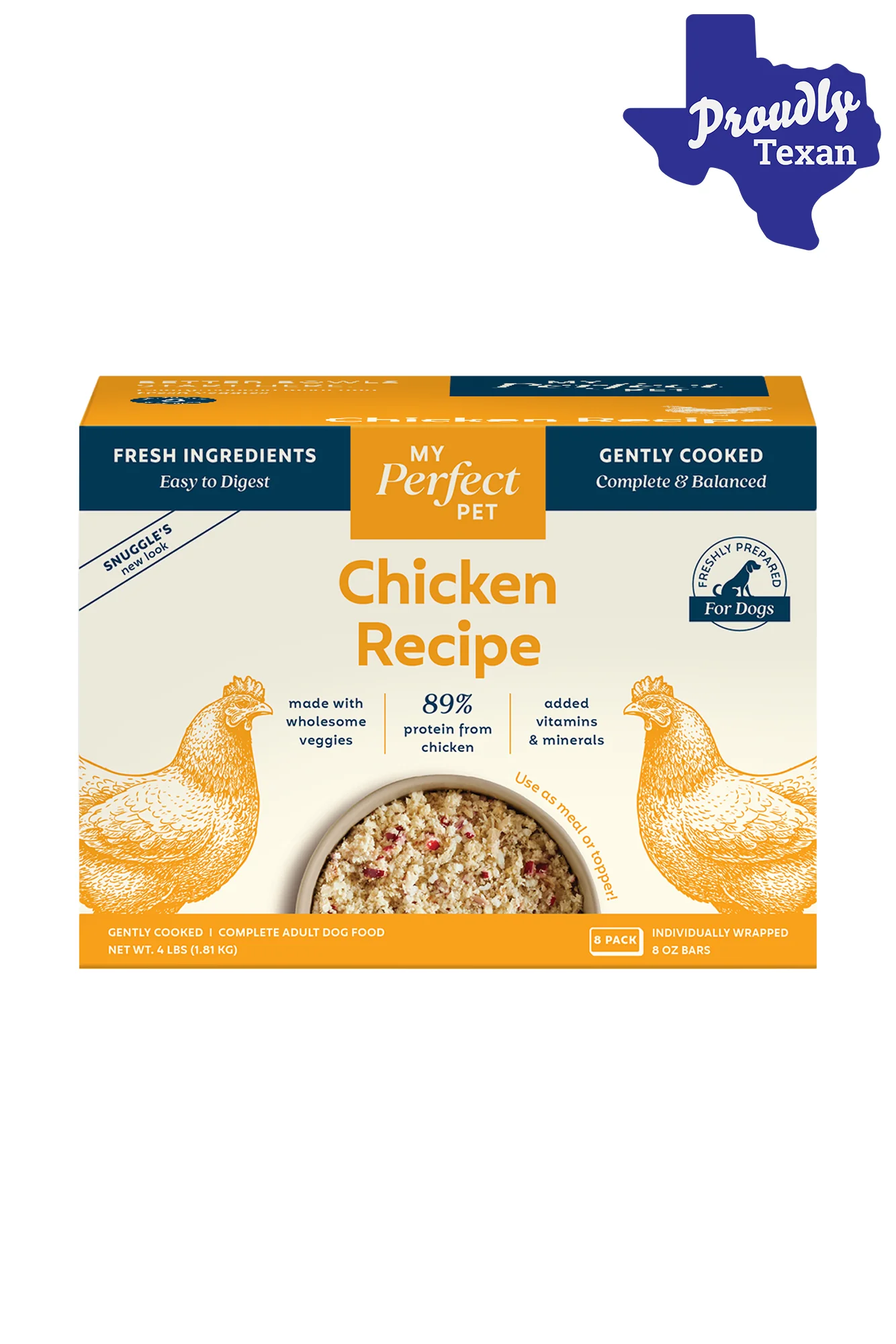 My Perfect Pet Snuggles Chicken and Rice Gently Cooked Dog Food