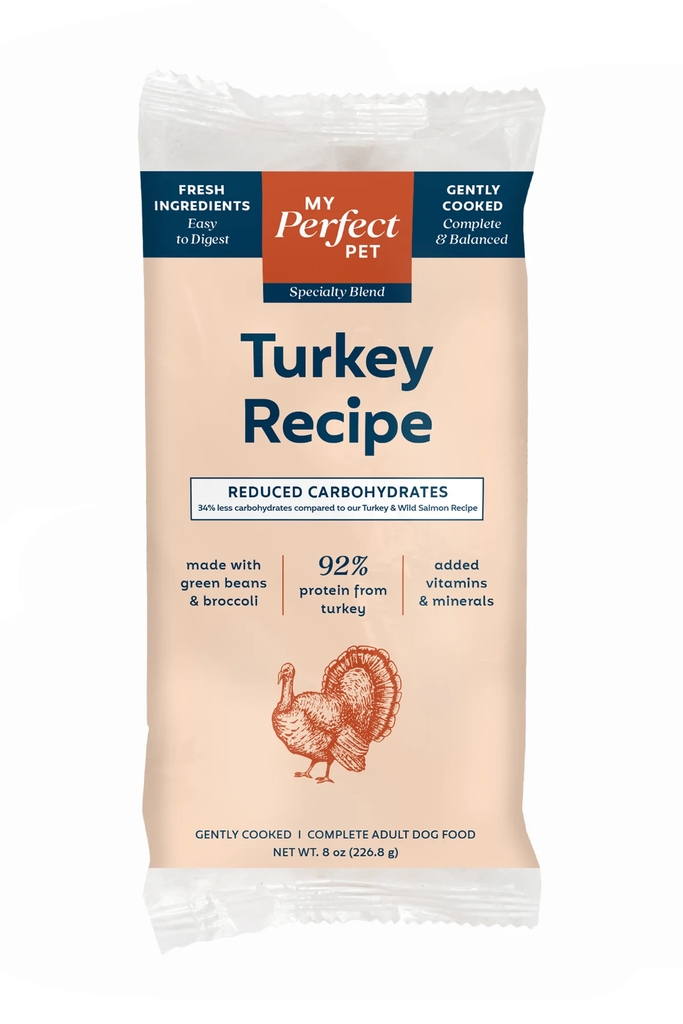 My Perfect Pet Low Glycemic Tino's Turkey Gently Cooked Dog Food - Image 2