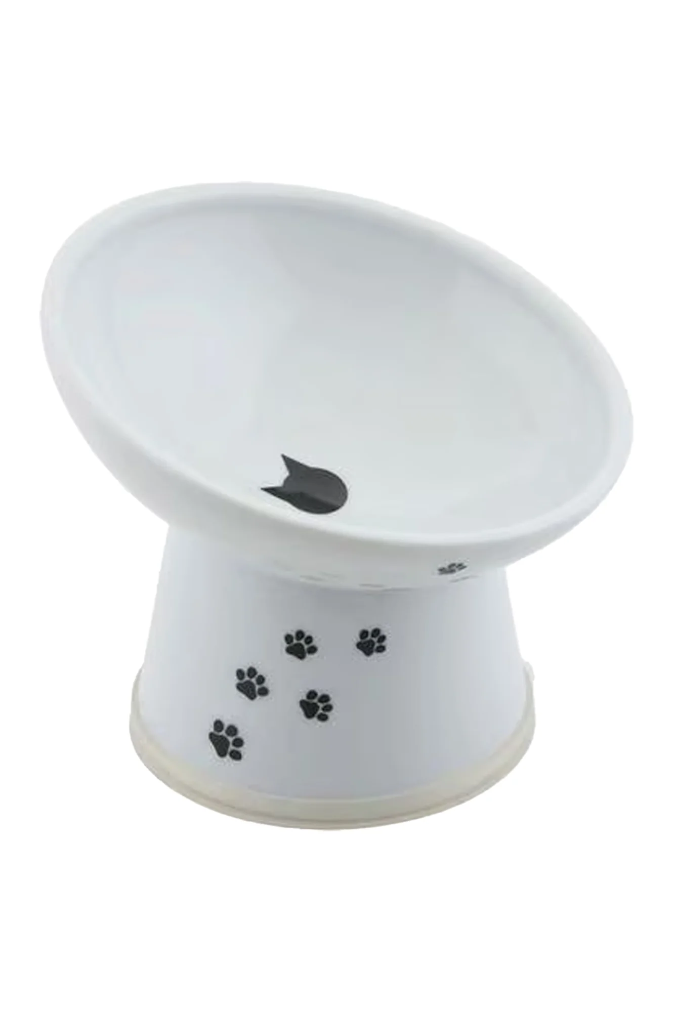 Necoichi Tilted Raised Cat Bowl