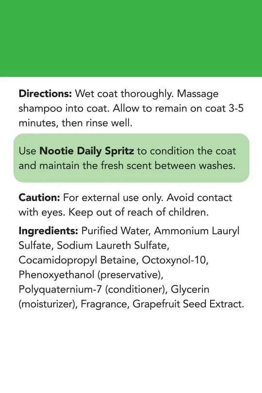 Nootie Coconut Lime Verbena Hypoallergenic Shampoo - Image 3