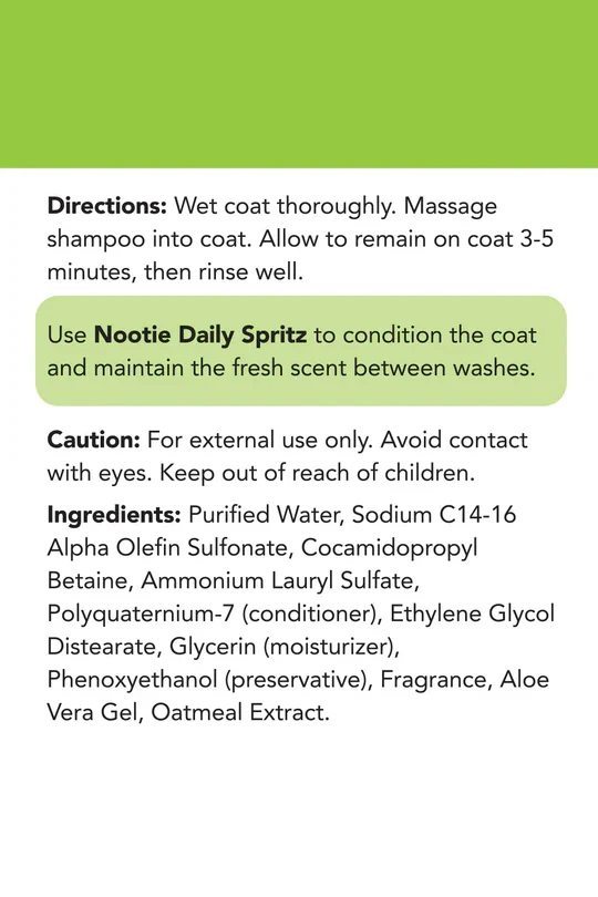 Nootie Cucumber Melon with Aloe and Oatmeal Shampoo - Image 3