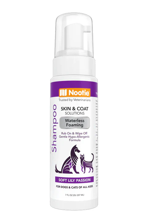 Nootie Soft Lily Passion Restoring Argan Waterless Foaming Pet Shampoo