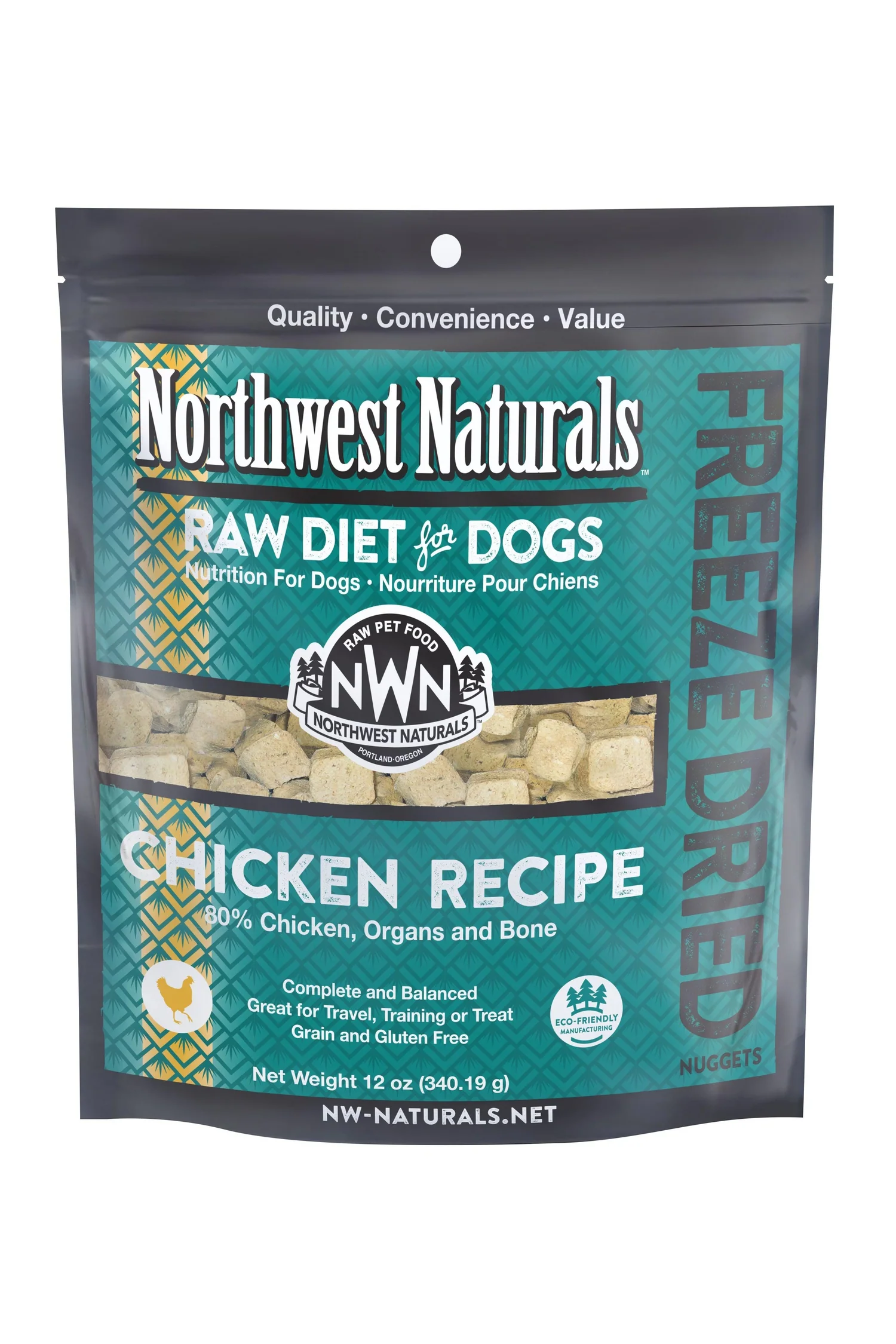 Northwest Naturals Chicken Nuggets Freeze-Dried Dog Food