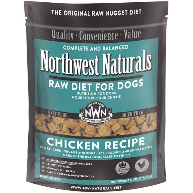 Northwest Naturals Chicken Nuggets Frozen Raw Dog Food