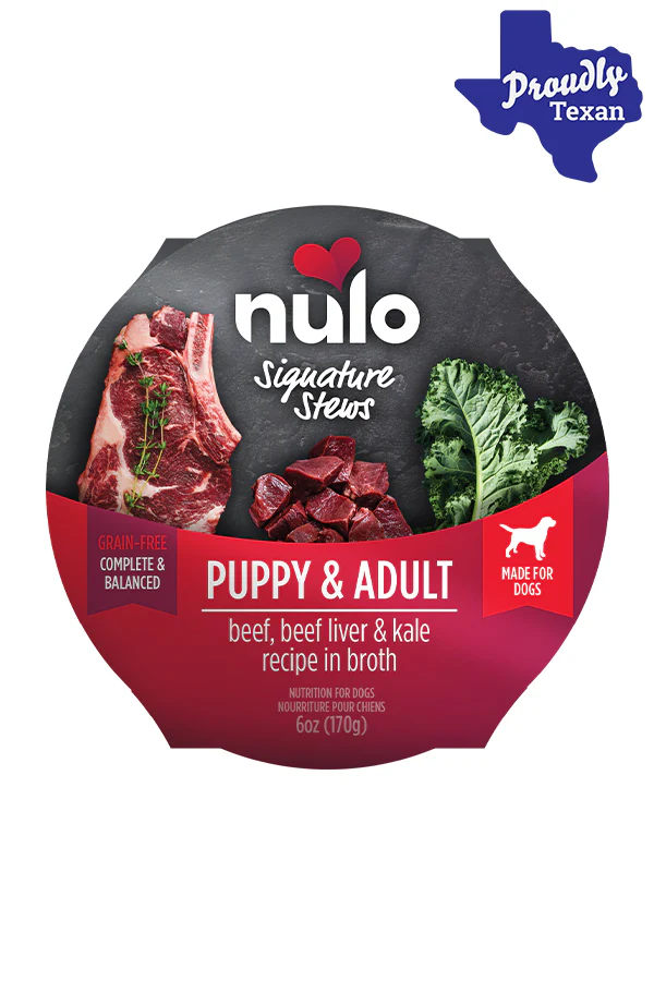 Nulo Signature Stew Beef, Beef Liver, and Kale Dog Food Cup