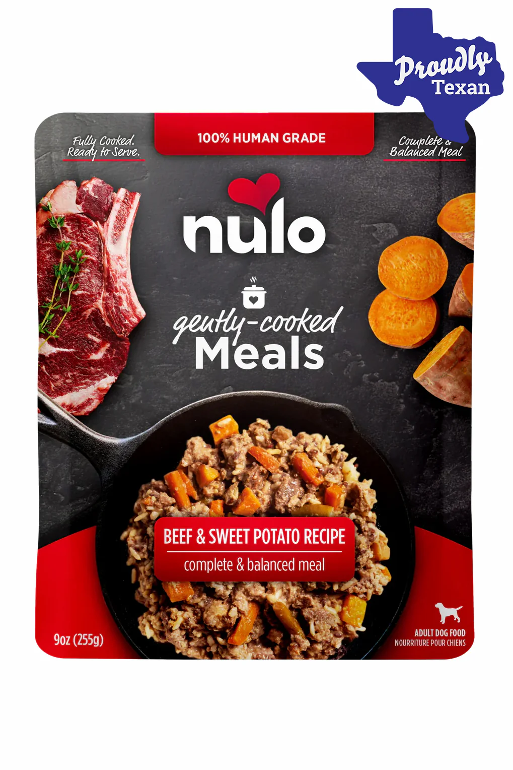 Nulo Gently Cooked Beef and Sweet Potato Dog Food Pouch