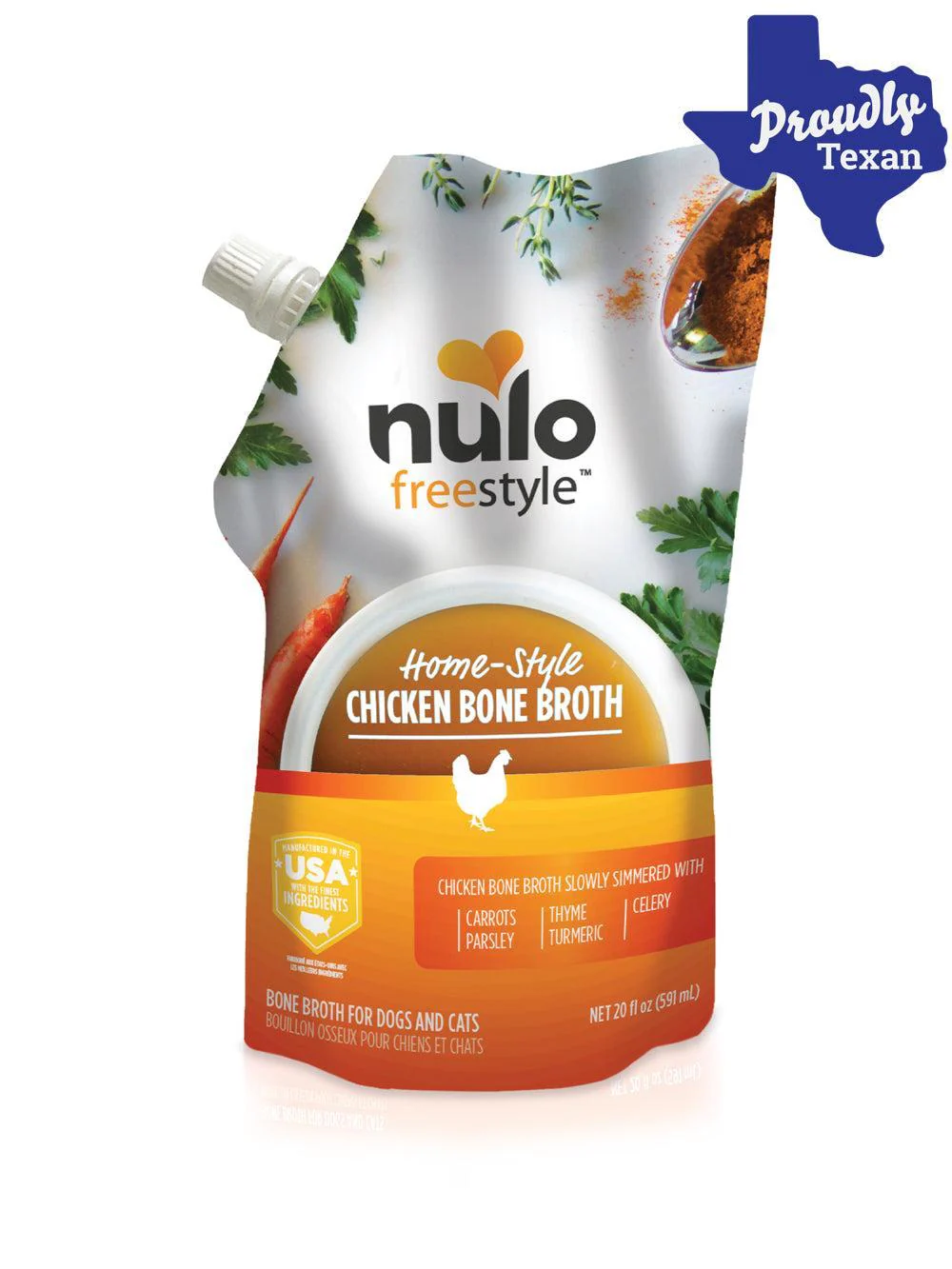 Nulo Freestyle Chicken Bone Broth Topper for Pets