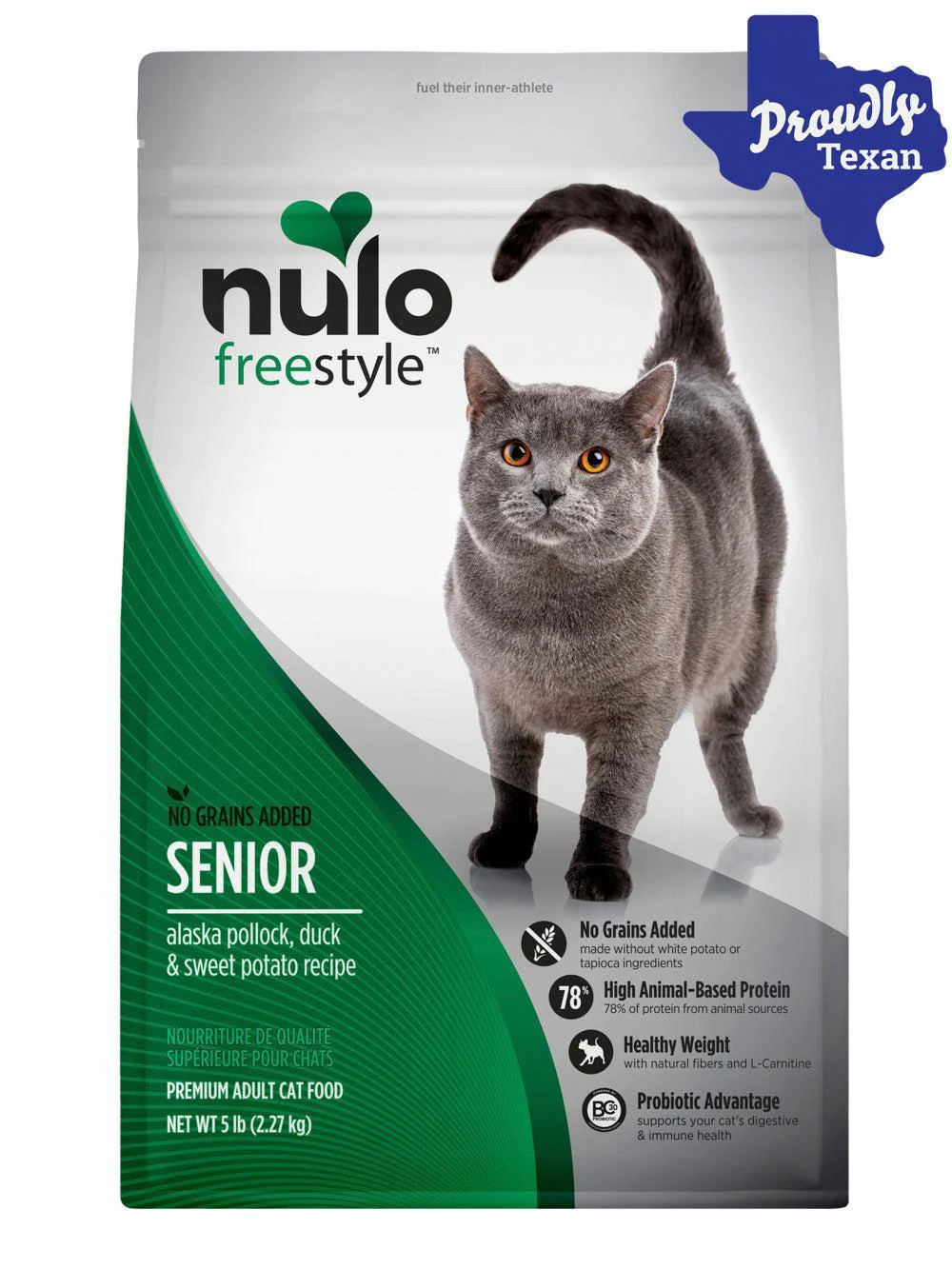 Nulo Freestyle Senior Alaskan Pollock and Duck Dry Cat Food