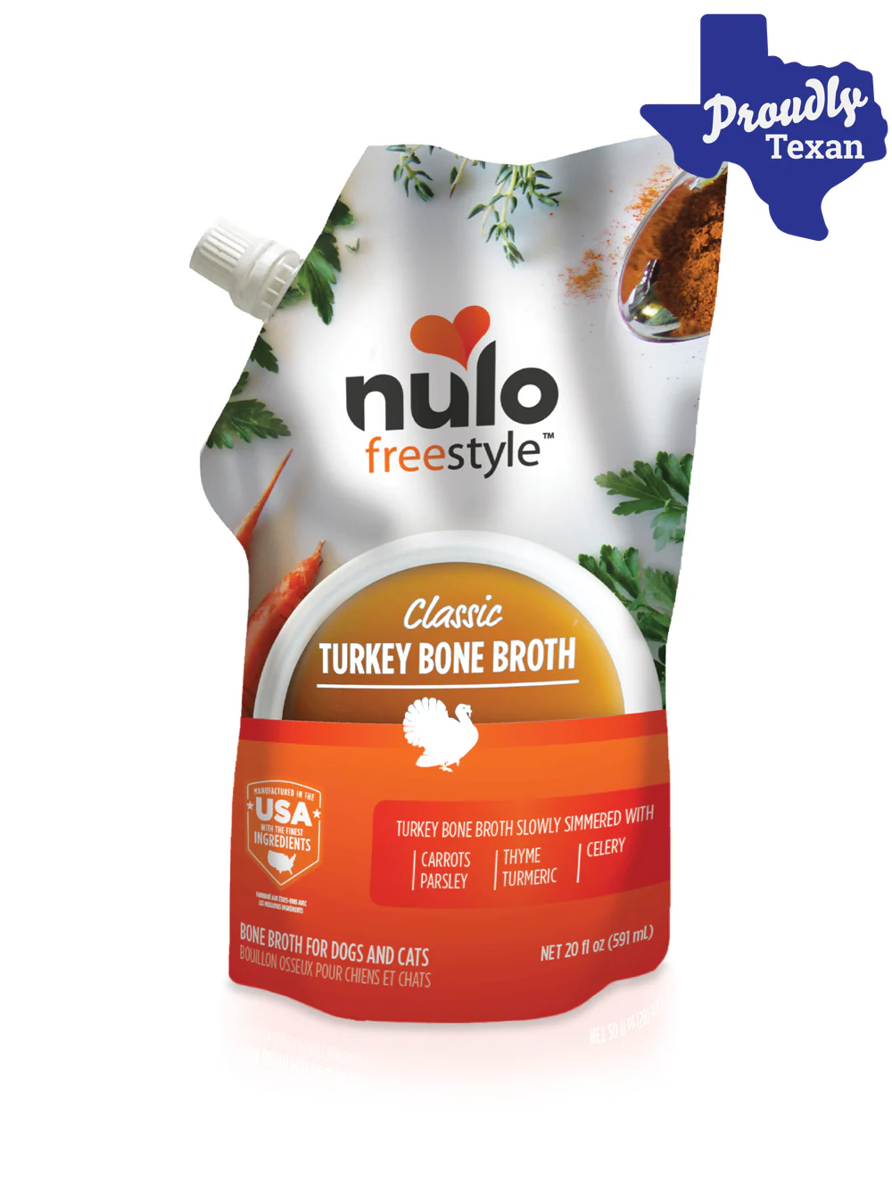 Nulo Freestyle Turkey Bone Broth Topper For Pets