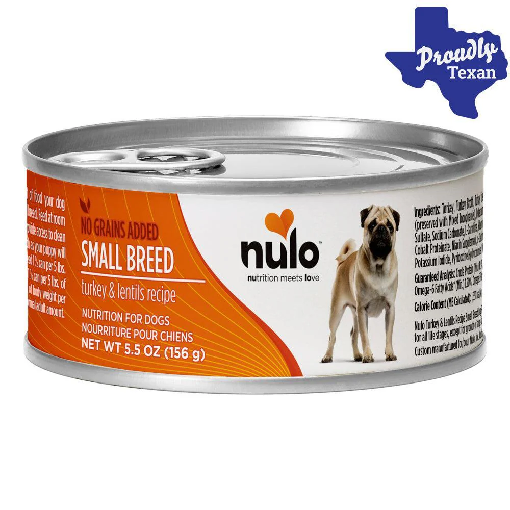 Nulo Freestyle Small Breed Turkey and Lentils Pate Wet Dog Food