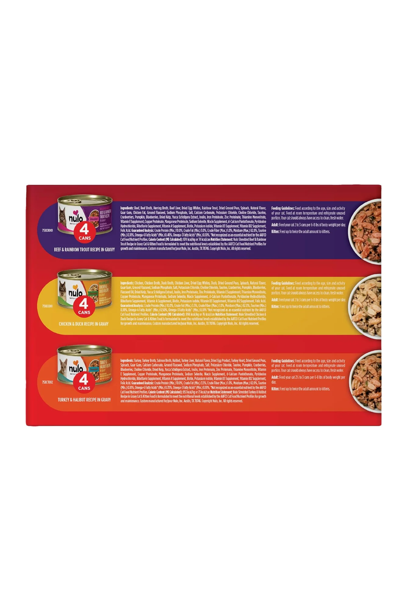 Nulo Shredded Variety Pack Wet Cat Food - Image 2