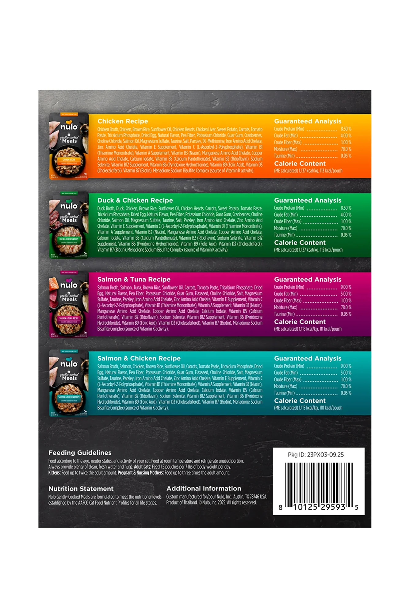 Nulo Gently Cooked Variety Pack Cat Food Pouches - Image 2