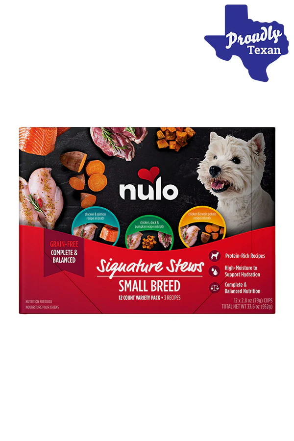 Nulo Signature Stew Small Breed Chicken, Duck, and Salmon Variety Pack Dog Food Cups