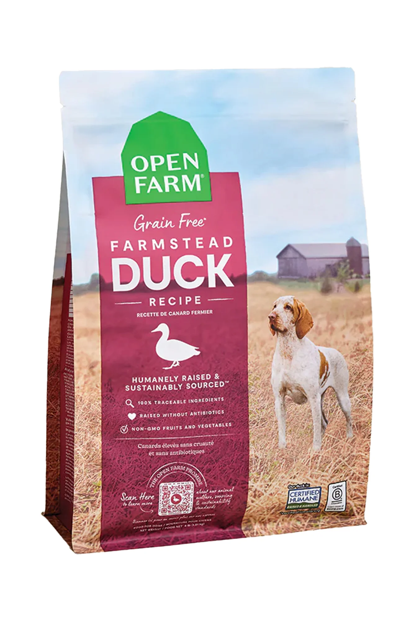 Open Farm Farmstead Duck Dry Dog Food