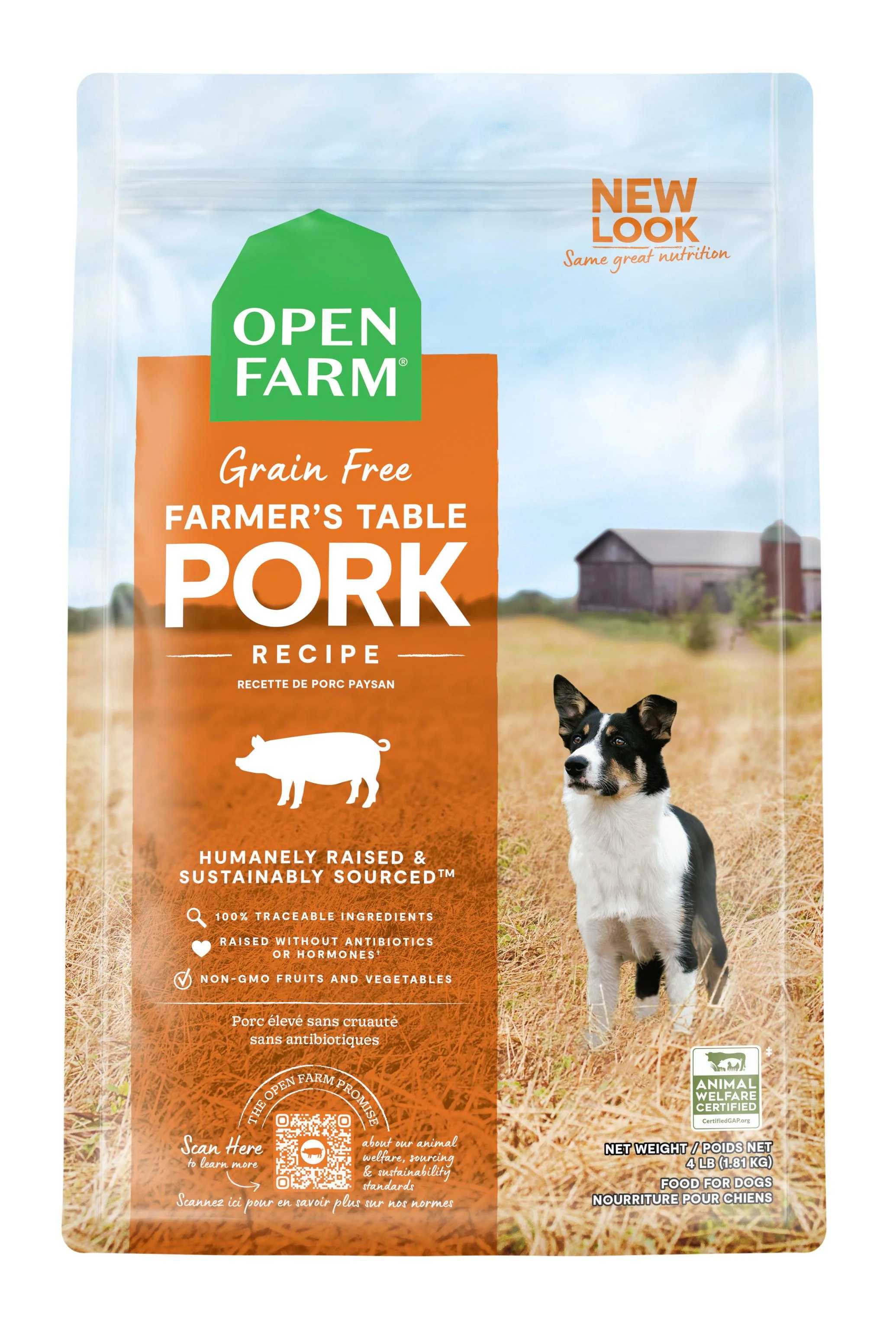 Open Farm Farmer's Table Pork Dry Dog Food