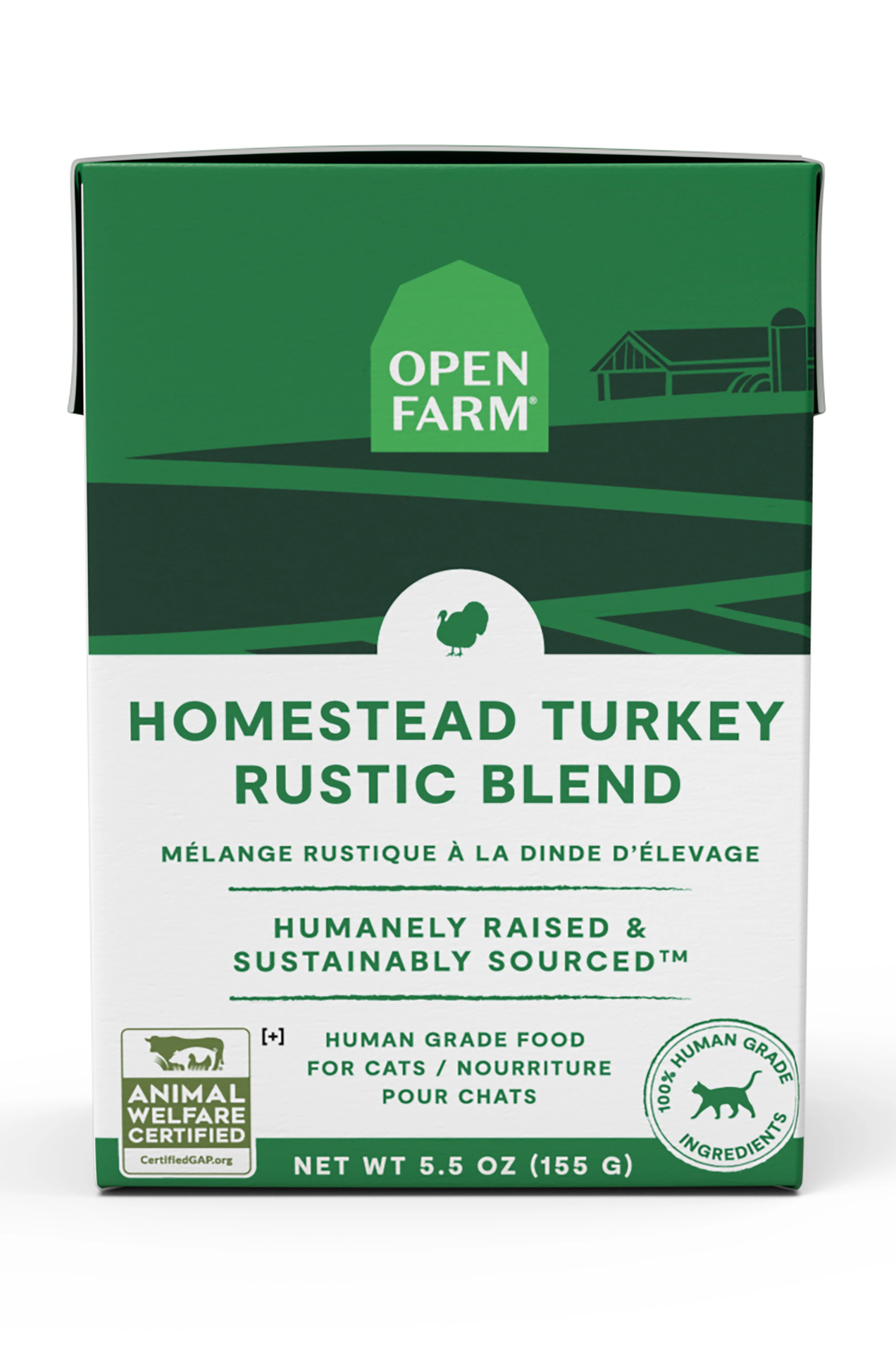 Open Farm Homestead Turkey Rustic Blend Wet Cat Food