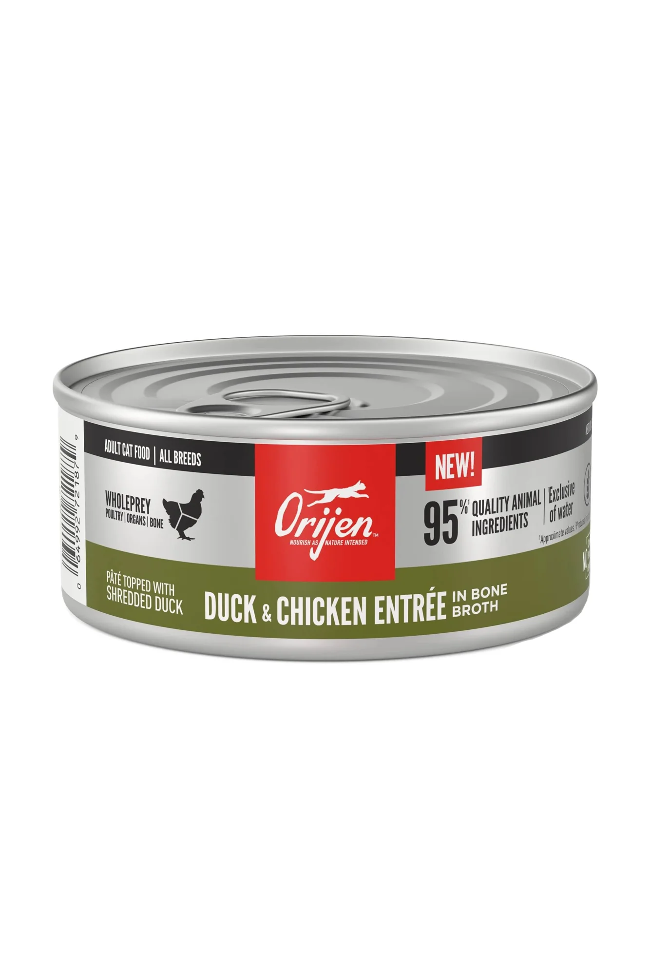 Orijen Duck and Chicken Entree Pate Wet Cat Food