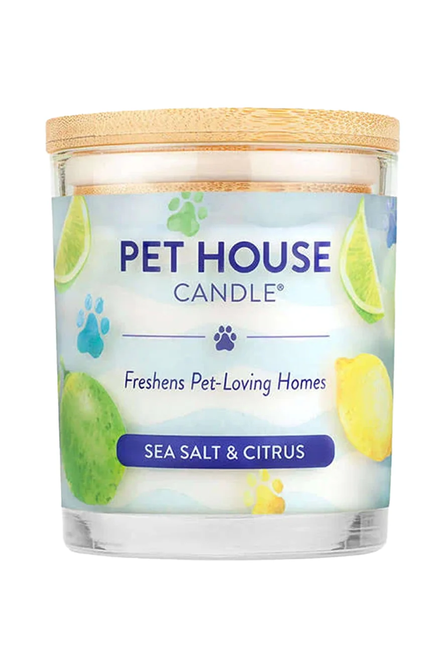 Pet House Sea Salt and Citrus Soy and Essential Oil Candle