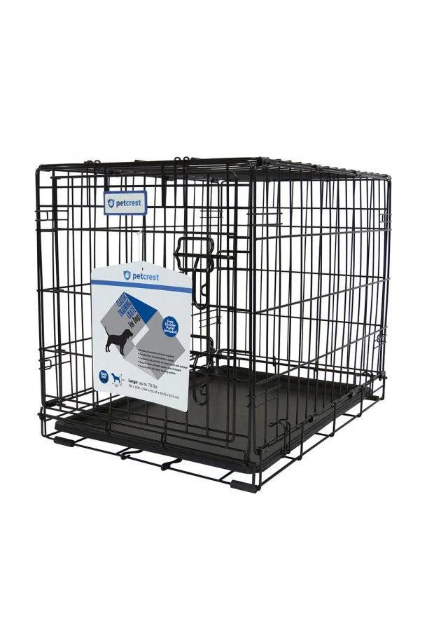 Petcrest Single Door Black Dog Crate - Image 2
