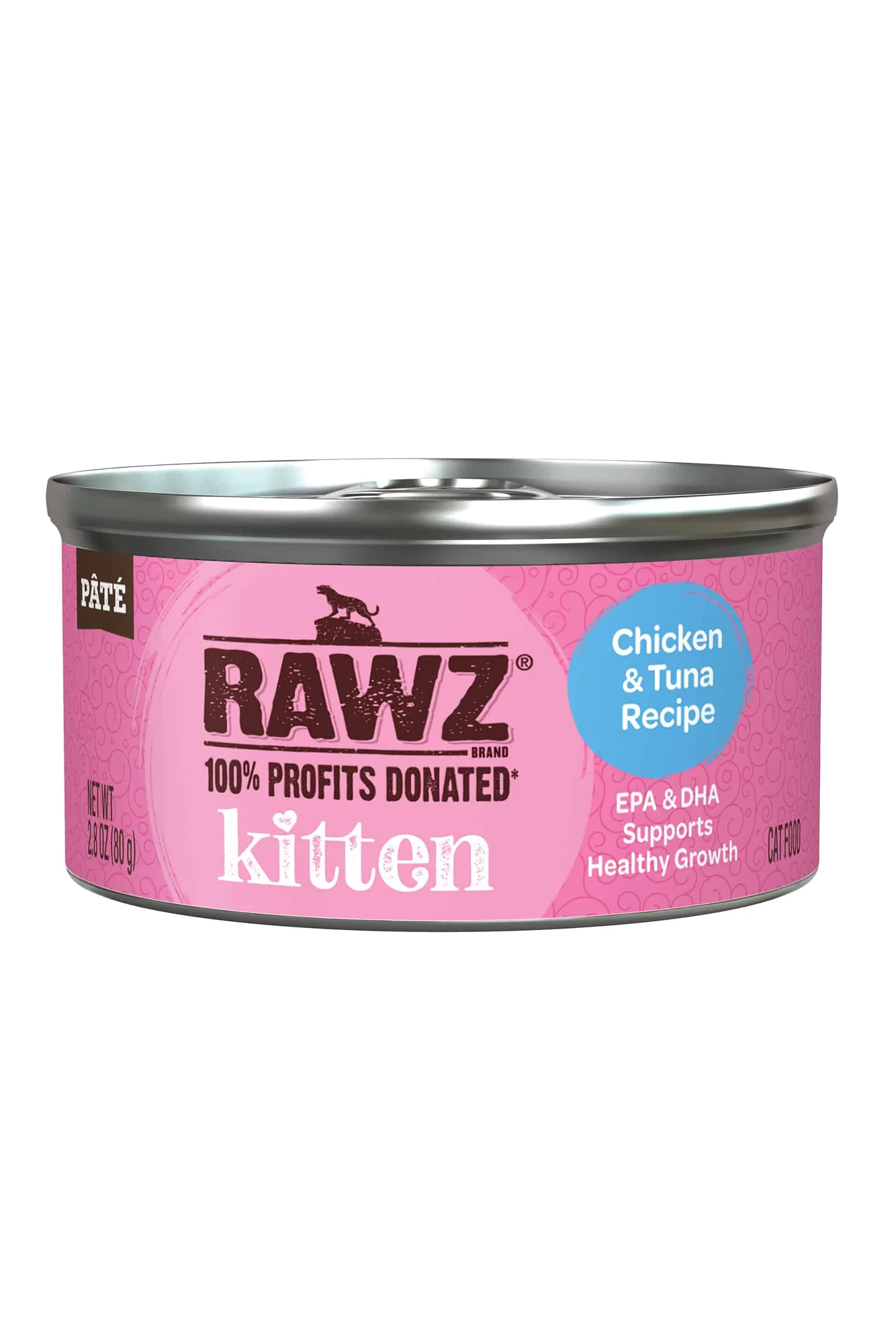Rawz Chicken and Tuna Pate Wet Kitten Food