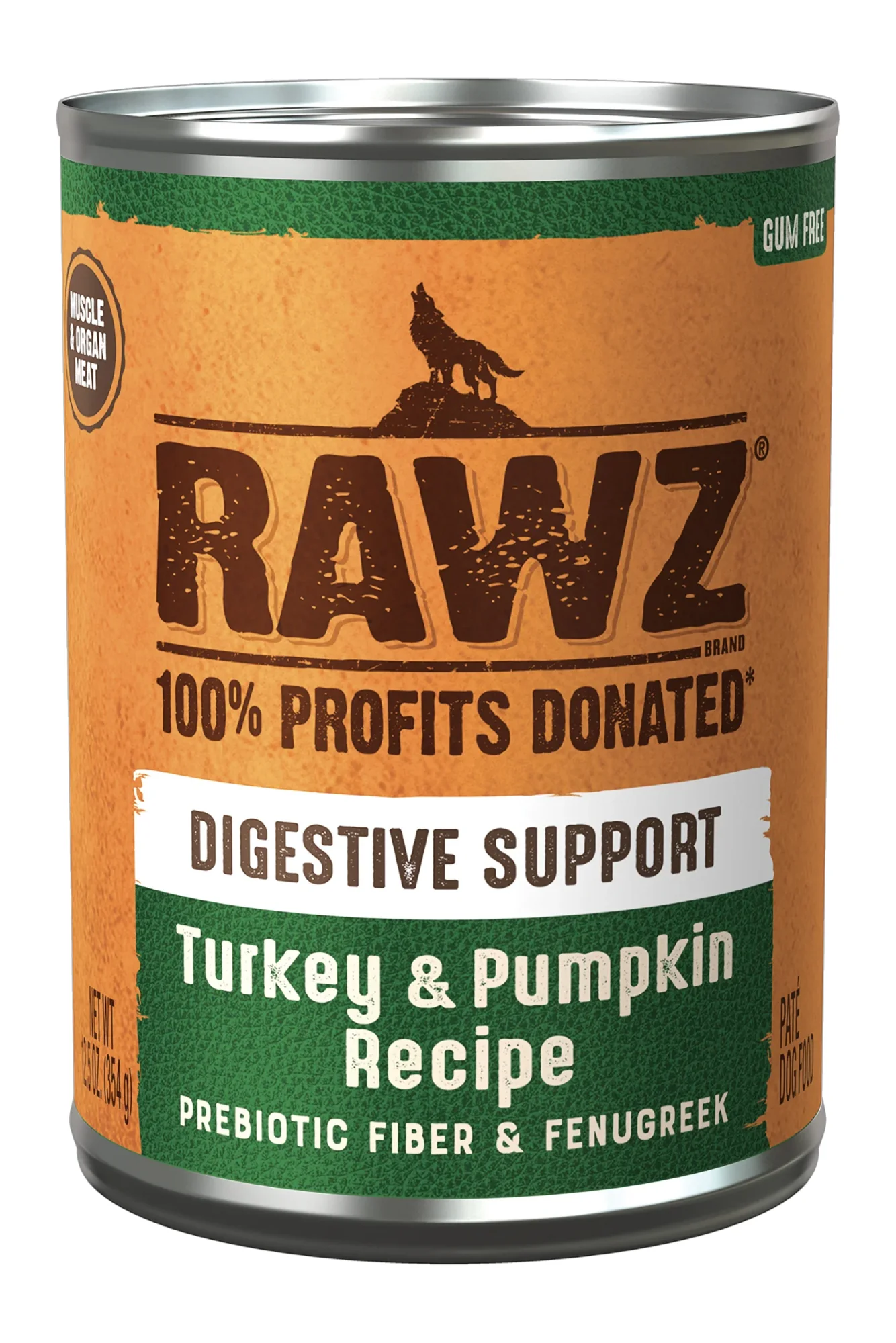 Rawz Digestive Turkey and Pumpkin Pate Wet Dog Food