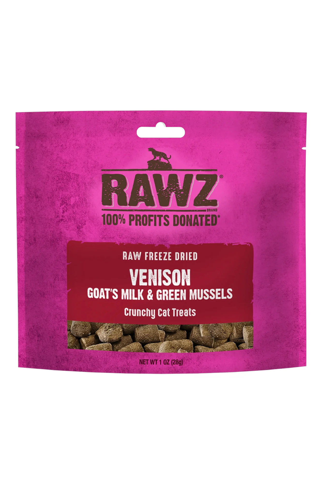 Rawz Venison and Goat's Milk Freeze-Dried Cat Treats