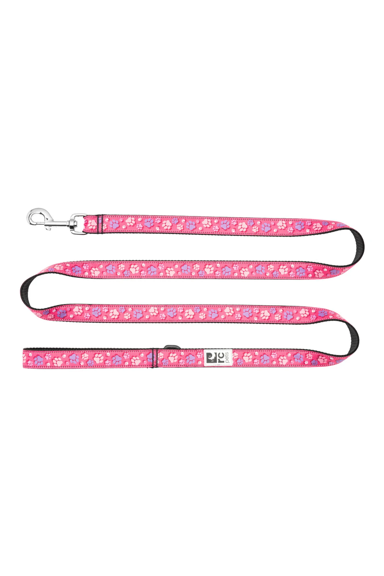 RC Pets Fresh Tracks Pink 3/4" Dog Leash