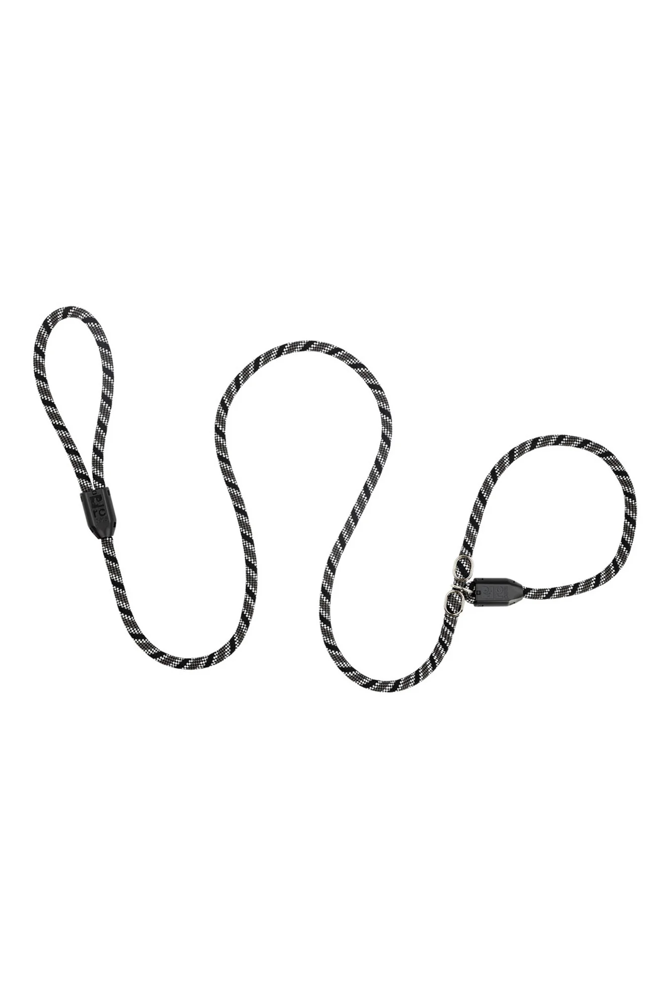 RC Pets Rope Slip Black Dog Leash