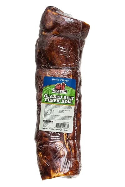 Redbarn Glazed Bully Beef Cheek Roll Dog Chew