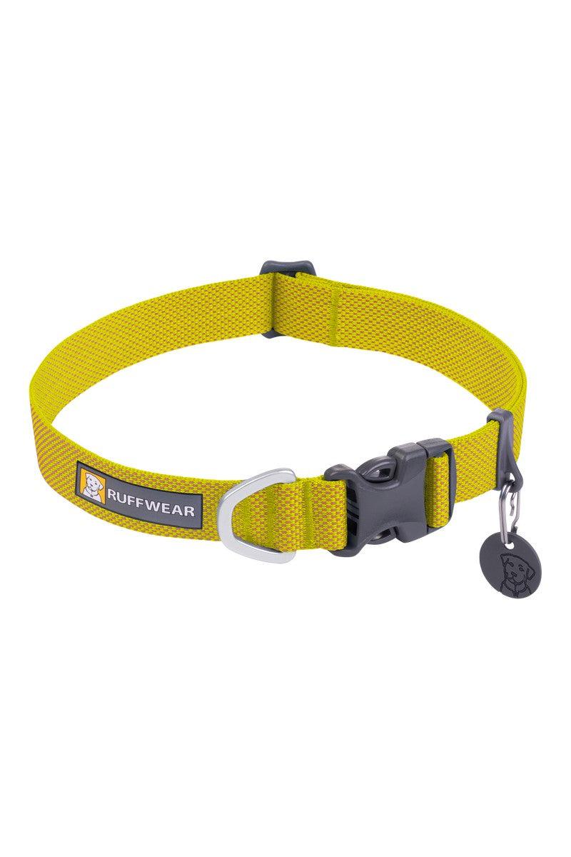 Ruffwear Hi and Light Lichen Green Dog Collar