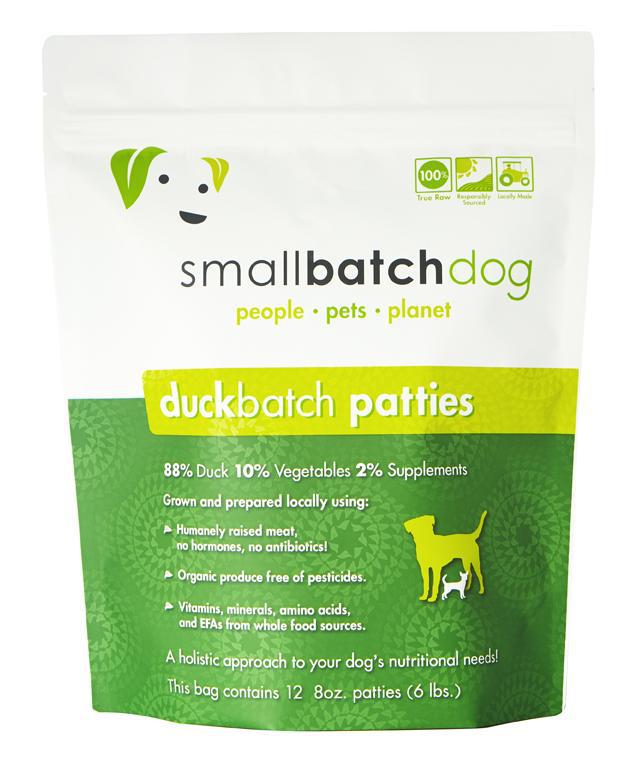 Small Batch Duck Patties Frozen Raw Dog Food