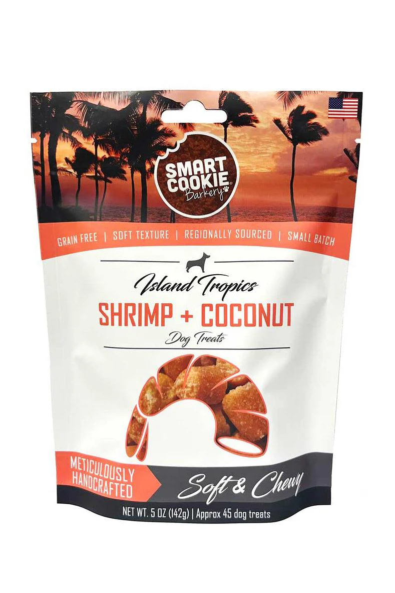 Smart Cookie Barkery Shrimp and Coconut Soft and Chewy Dog Treats