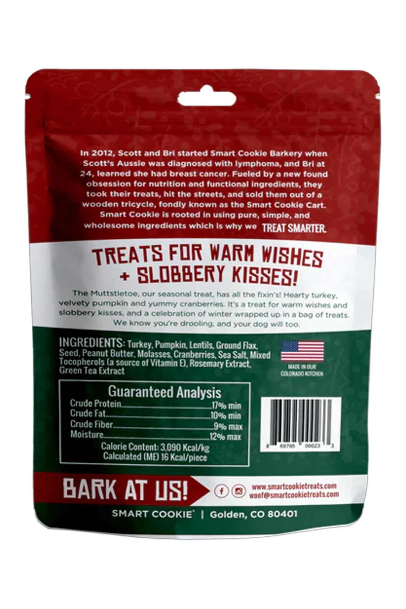 Smart Cookie Barkery The Muttstletoe Biscuits Dog Treats - Image 2